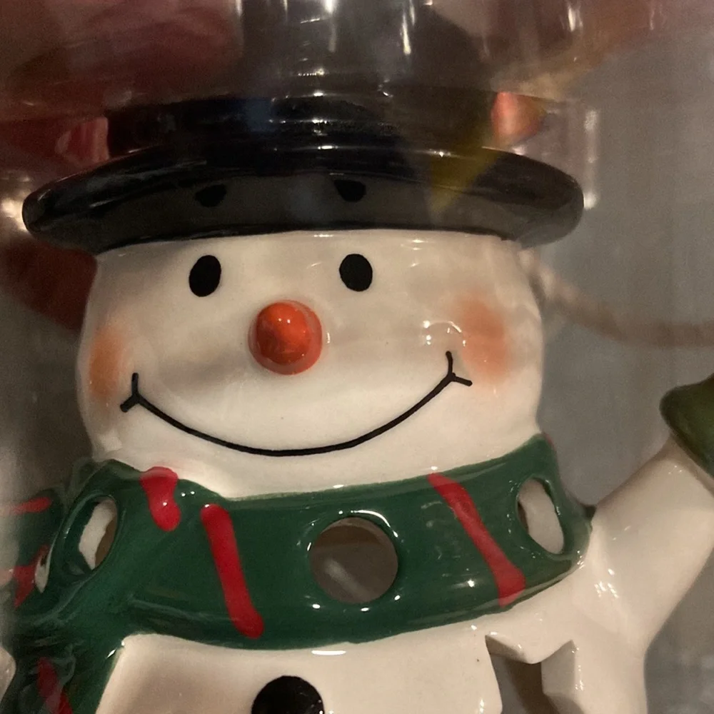 Yankee Candle Snowman Luminary Set